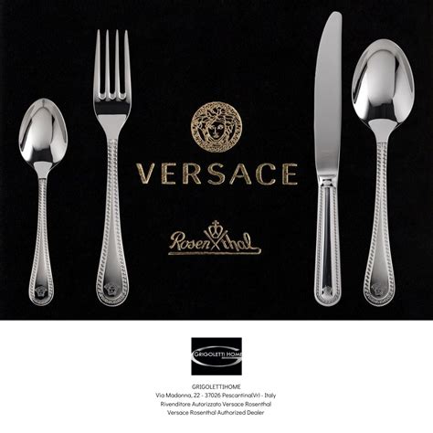 posate versace prezzo|Versace Home Collection .